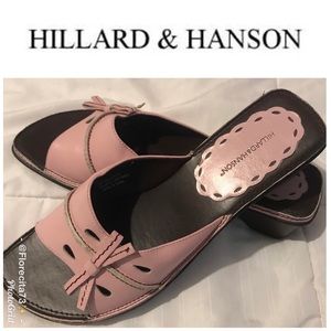 ✨Pink and Brown Sandals 👡